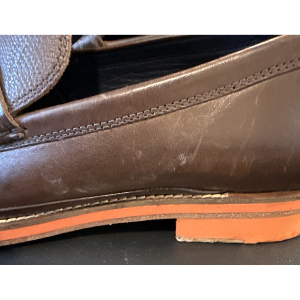 Cole Haan Mens Size 12‎ M Tassels Loafers Brown Leather Shoes Preppy Office - Picture 11 of 14
